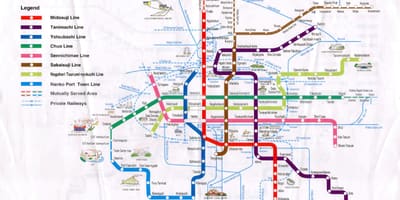 Hiroshima rail kartta